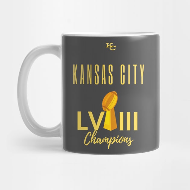 Kansas City LVIII Championship Tee by Buy Rite Merch